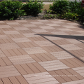 Outdoor Modern WPC Interlocking DIY Deck Tiles 300*300mm Decking Floor Tiles